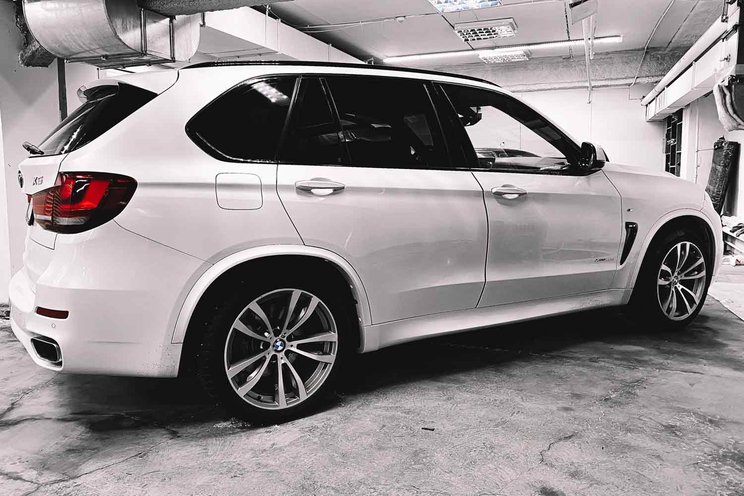 BMW X5 аквапринт салона