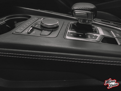  Audi A5. Шумоизоляция дверей и полки багажника, перетяжка дверей и центральной консоли_10