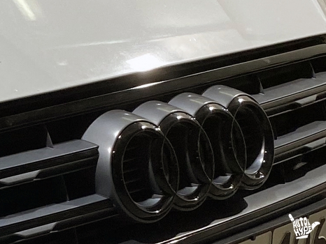 Audi A5. Перетяжка руля, антихром _5