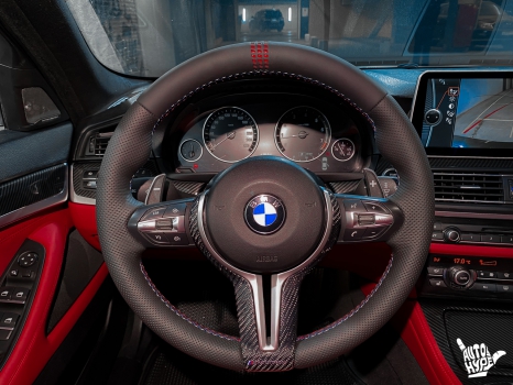 BMW 5 (F10). Перетяжка салона_3