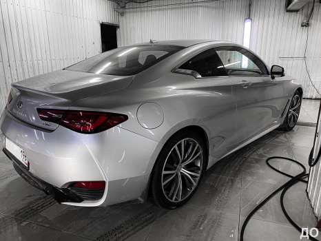 Infiniti Q60. Оклейка полируетановой пленкой_2