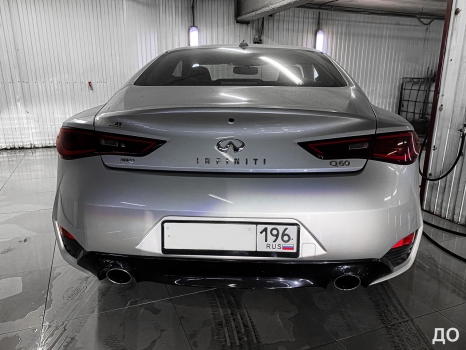 Infiniti Q60. Оклейка полируетановой пленкой_4