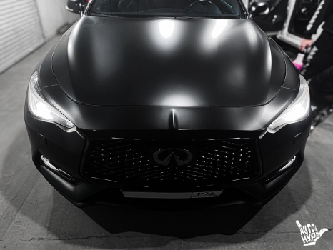 Infiniti Q60. Оклейка полируетановой пленкой_7