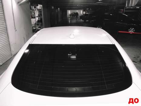 Jaguar XF . Оклейка крыши, замена ремней безопасности_5