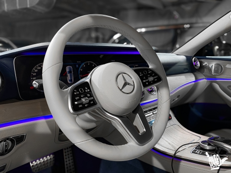 Mercedes-Benz E-Class Coupe. Оклейка пленкой_3