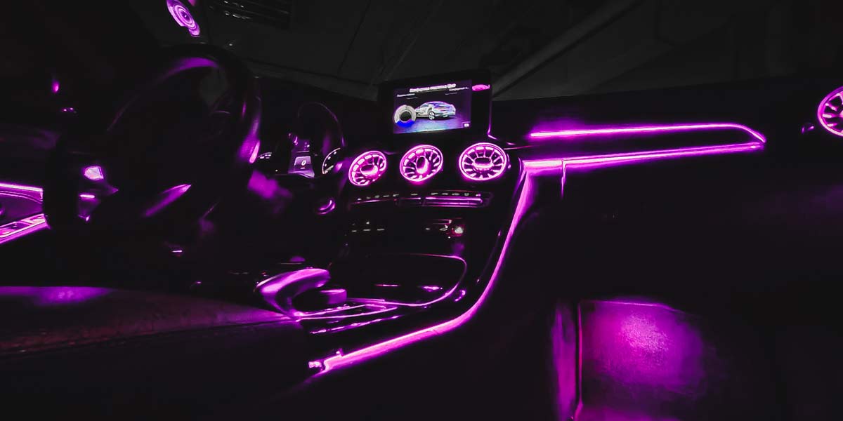 Подсветка салона Mercedes-Benz